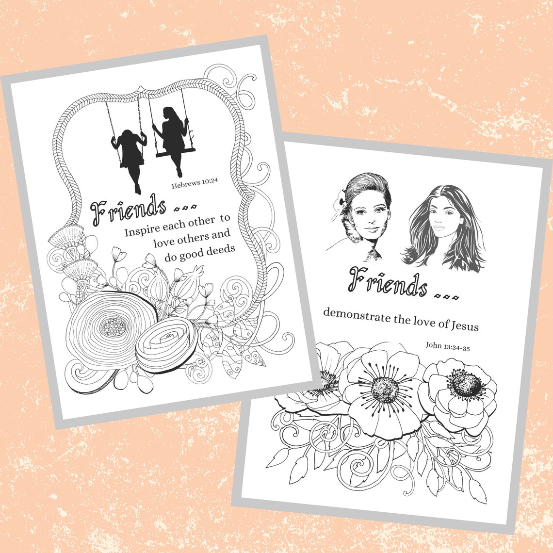 Coloring Pages for Adults Christian Coloring Pages best Friends bible