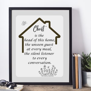 Christian Wall Art | Home Decor | 8x10 Print | PDF | Digital Download | Customization