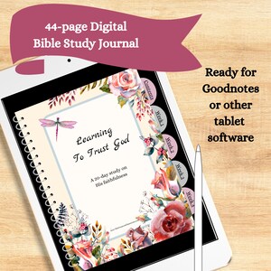 Trusting God Bible Study Guide | Faithfulness | Digital Bible Journal | Bible Study | Goodnotes Journal