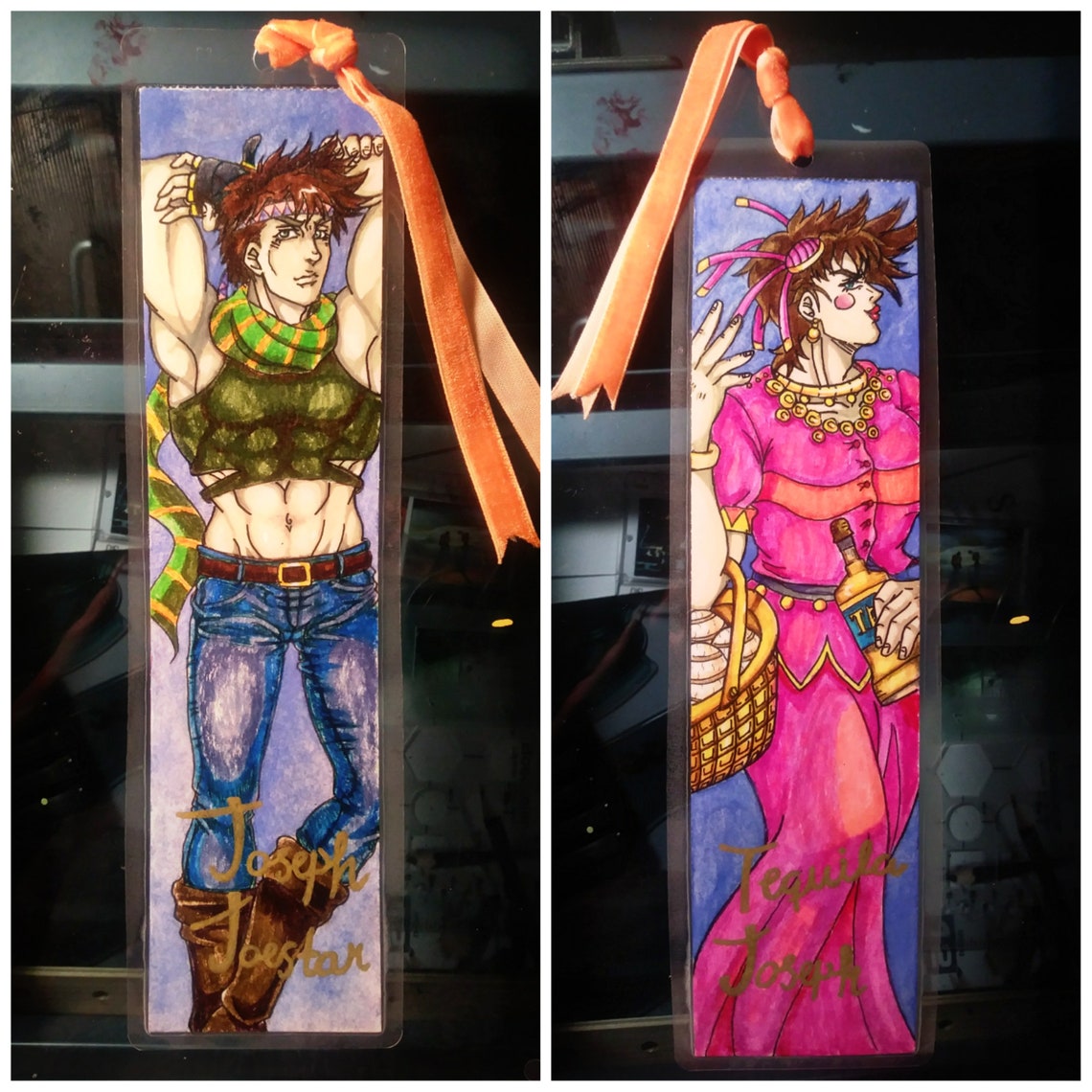 Jojo's Bizarre Adventure Joseph Joestar Bookmark | Etsy UK