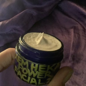 XemHeka Power Facial Moisturizer/facial/Deep Cleansing Wash, 2 oz. handcrafted handmade botanical skincare face