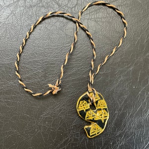 XemHeka Nine-Shaped Charm Necklace Handmade pendant Handcrafted amulet black magic angular working ritual left hand path