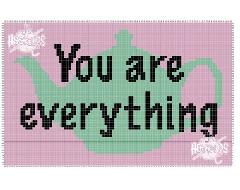 You Are Everything Teapot Crochet Pattern