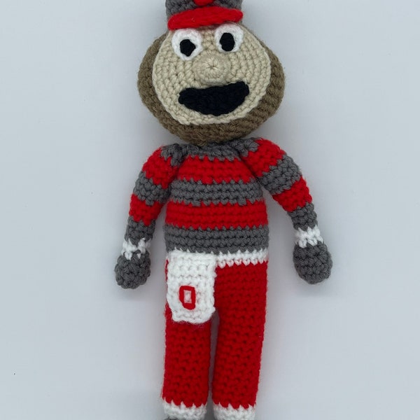 Brutus the Buckeye Crochet Pattern