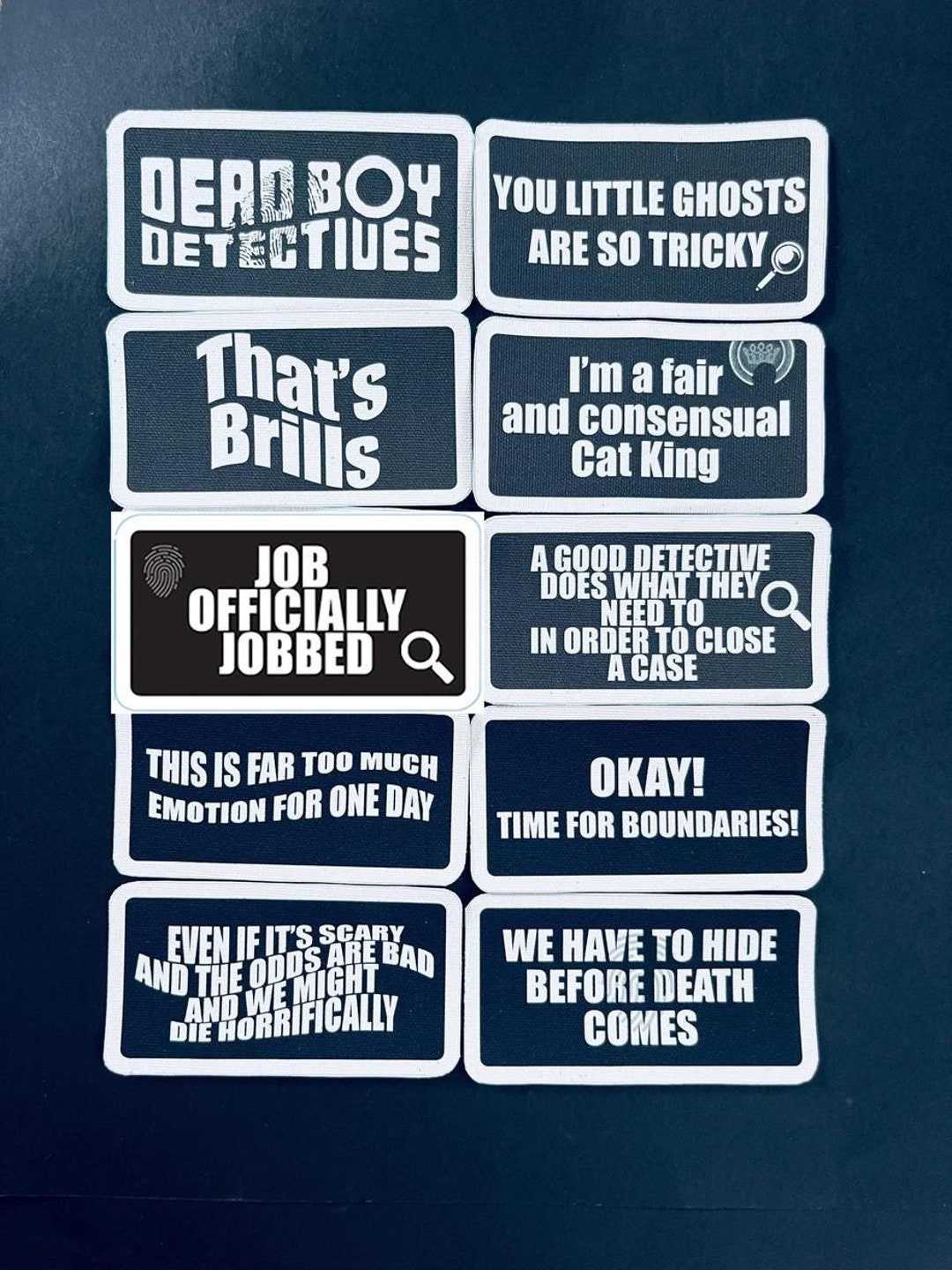 Dead Boy Detectives Iron-on Patch Set 1 - Etsy