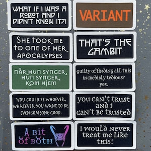 Loki-Inspired Canvas Patch; Set 2 Loki-Inspired Patch; MCU Iron-on Canvas Patch;Canvas Iron-on Patch; Sylvie; Mobius; Stocking Stuffer