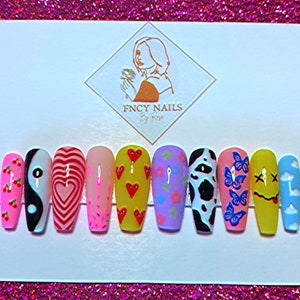 Mix and Match press on nails custom