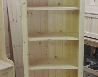 tall Bookcase Book shelf Display shelf any size made