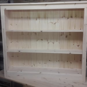 4ft wide Bookcase Book shelf Display shelf any size made