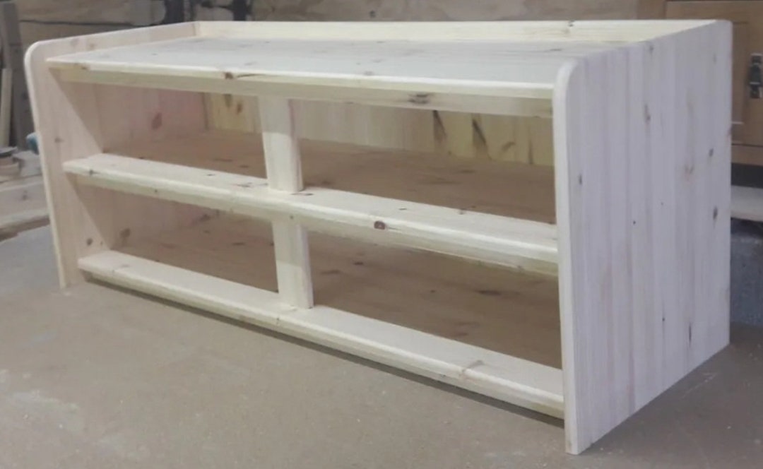 4ft Shoe Rack,shoe Bench Any Size Made - Etsy