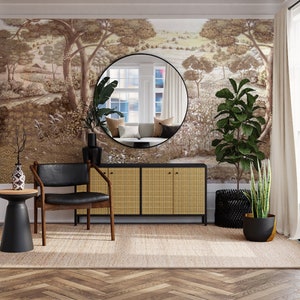 Claude Monet Wall Mural, Artist Garden Giverny Wall Mural, Landscape