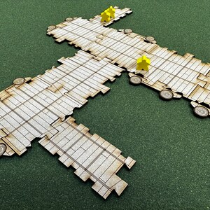 Docks Part Pack 22 pieces for RPG Tabletops, Dungeons & Role-play Games DDTile System image 5