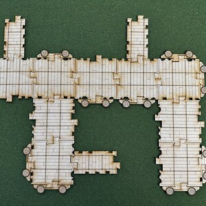 Docks Part Pack 22 pieces for RPG Tabletops, Dungeons & Role-play Games DDTile System image 4