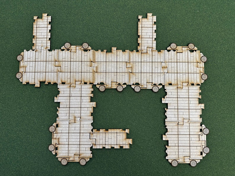 Docks Part Pack 22 pieces for RPG Tabletops, Dungeons & Role-play Games DDTile System image 4