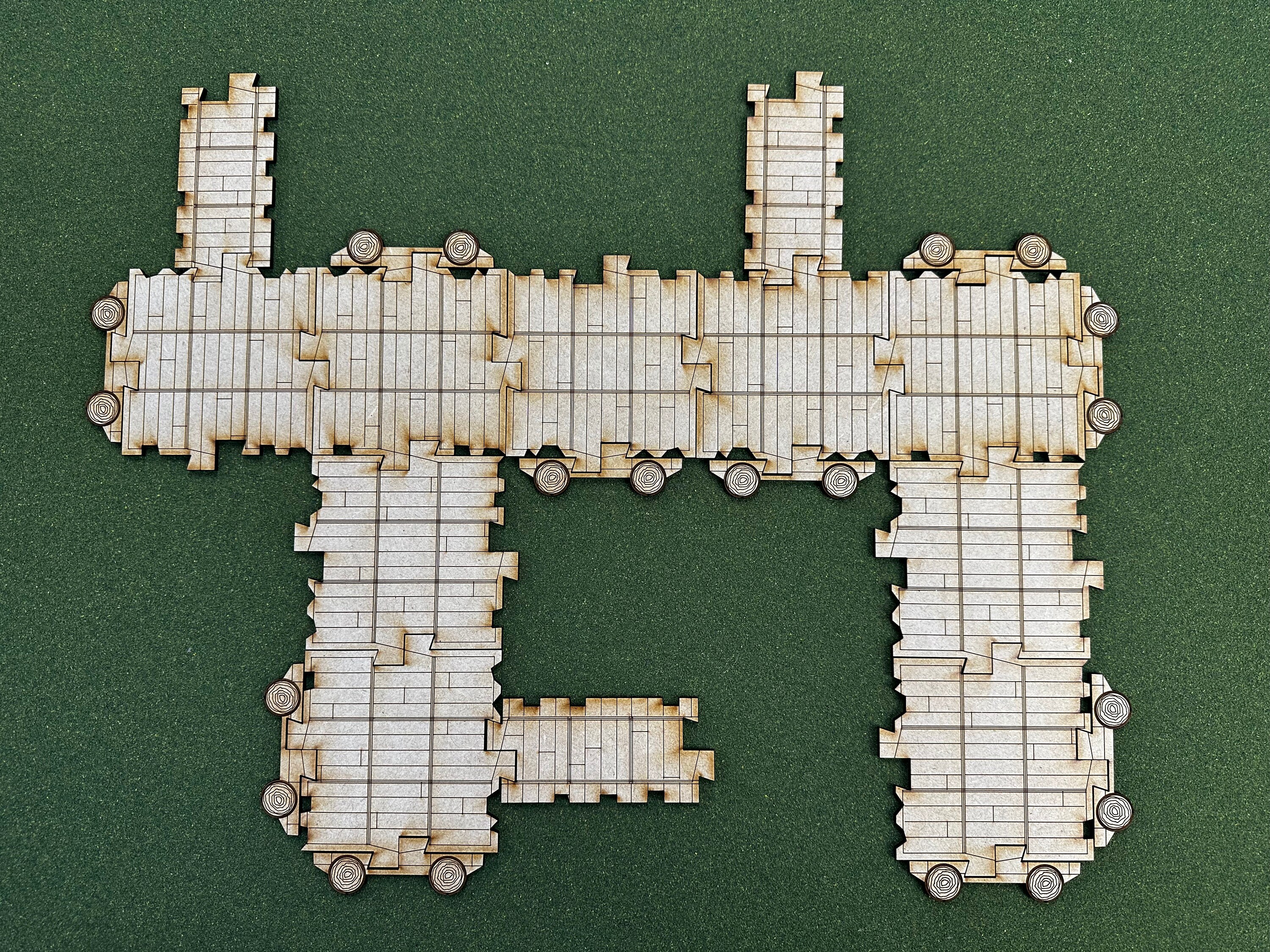 Docks Part Pack - 22 Pieces for RPG Tabletops, Dungeons & Role-play ...