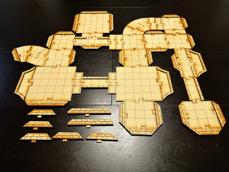 Dungeon Starter 62 pieces for RPG Tabletops, Dungeons & Role-play Games DDTile System image 4