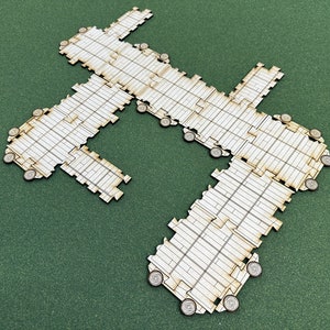 Docks Part Pack 22 pieces for RPG Tabletops, Dungeons & Role-play Games DDTile System image 2