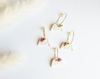 Bunny Hoop Statement Earring