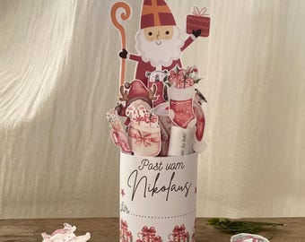 Duplo Santa Claus Christmas Banderole Santa Claus Gift Christmas Present Secret Santa DIY Printable Duplo Template PDF Craft DIY