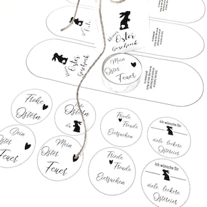 DIY Teelichtbotschaften Ostern & Frühling PDF, Geheime Botschaft Kerze, Ostergeschenk basteln Vorlage, Kerzentattoo und Geschenkverpackung