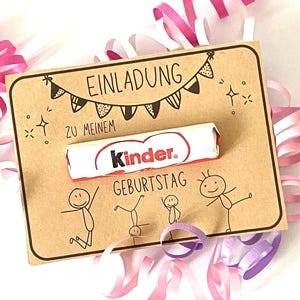 Plantilla de invitación de cumpleaños infantil imprimible, tarjeta de invitación de cumpleaños imprimible, tarjeta de invitación de cumpleaños descargable (PDF)