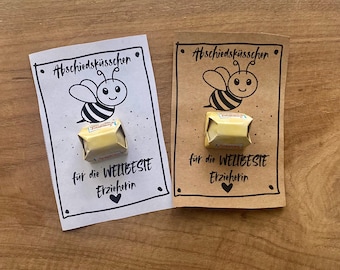 Farewell Kindergarten Card Print Template Gift for Kindergarten Teacher Bee Kiss Farewell Gift Kindergarten, Farewell Card PDF