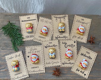 Printable Christmas table decoration PDF for party favors, gifts, and Christmas decorations - downloadable craft template