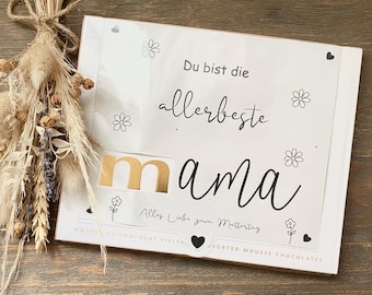 Printable Mother's Day card template, Mother's Day gift, Mother's Day card with sayings, cover page, flowers, thank you (PDF), gift idea