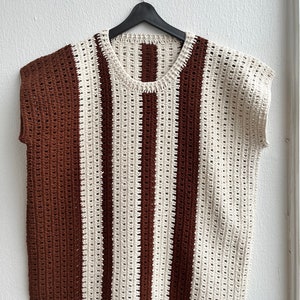 MerlaDesigns Unisex Shirt, Summer Shirt, Crochet Unisex Shirt, Vintage Crochet Shirt, Crochet Shirt For Men, Crochet Tank Top