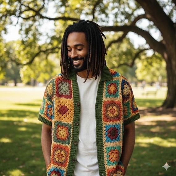 Merladesigns Colorful Ethnic Bohem Motif Unisex Shirt, Summer