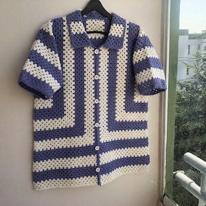 BODE クロシェ ヴィンテージ ベスト Crochet Shirt, Bode Shirt, Unisex Shirt, Crochet Oversize