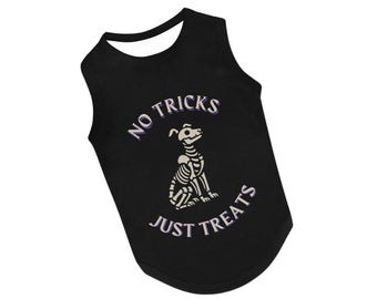 Personalized Dog Halloween Vest: Spooky Pet Costume, Trick or Treat Shirt