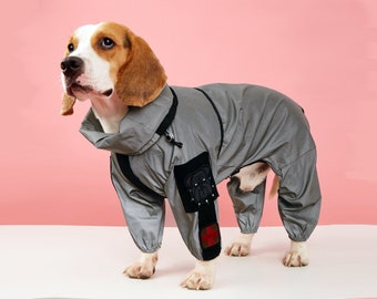Full Body Dog Raincoat, Waterproof Dog Coat, dog winter coat, small dog raincoat, large dog raincoat, pet coat, dog jacket, dog clothing