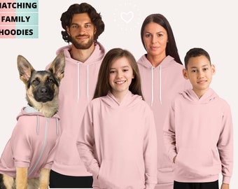 Sudaderas familiares a juego: Conjunto personalizado para perro y dueño