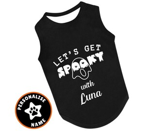 Personalized Dog Halloween Costume: Spooky Pet Shirt