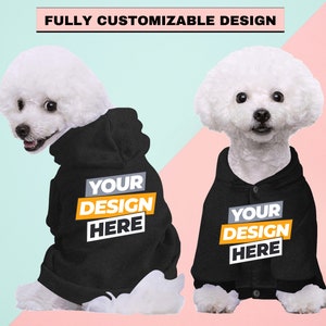 Personalized Dog Hoodie, Custom Dog Hoodie, Name Pet Hoodie, Personalized Dog Sweatshirt, Puppy Clothing, Personalized Dog Clothes, Dog Coat