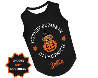Personalized Dog Halloween Vest: Custom Spooky Pet Shirt