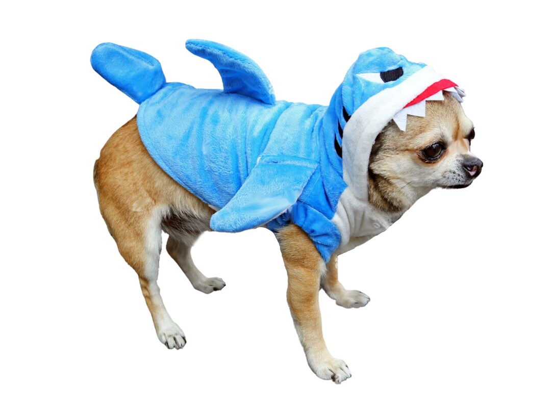 Dog Shark Costume Dog Halloween Costume Shark Hoodie Dog Etsy
