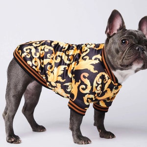 Designer-inspired Grrucci Embroidered Dog T-Shirt