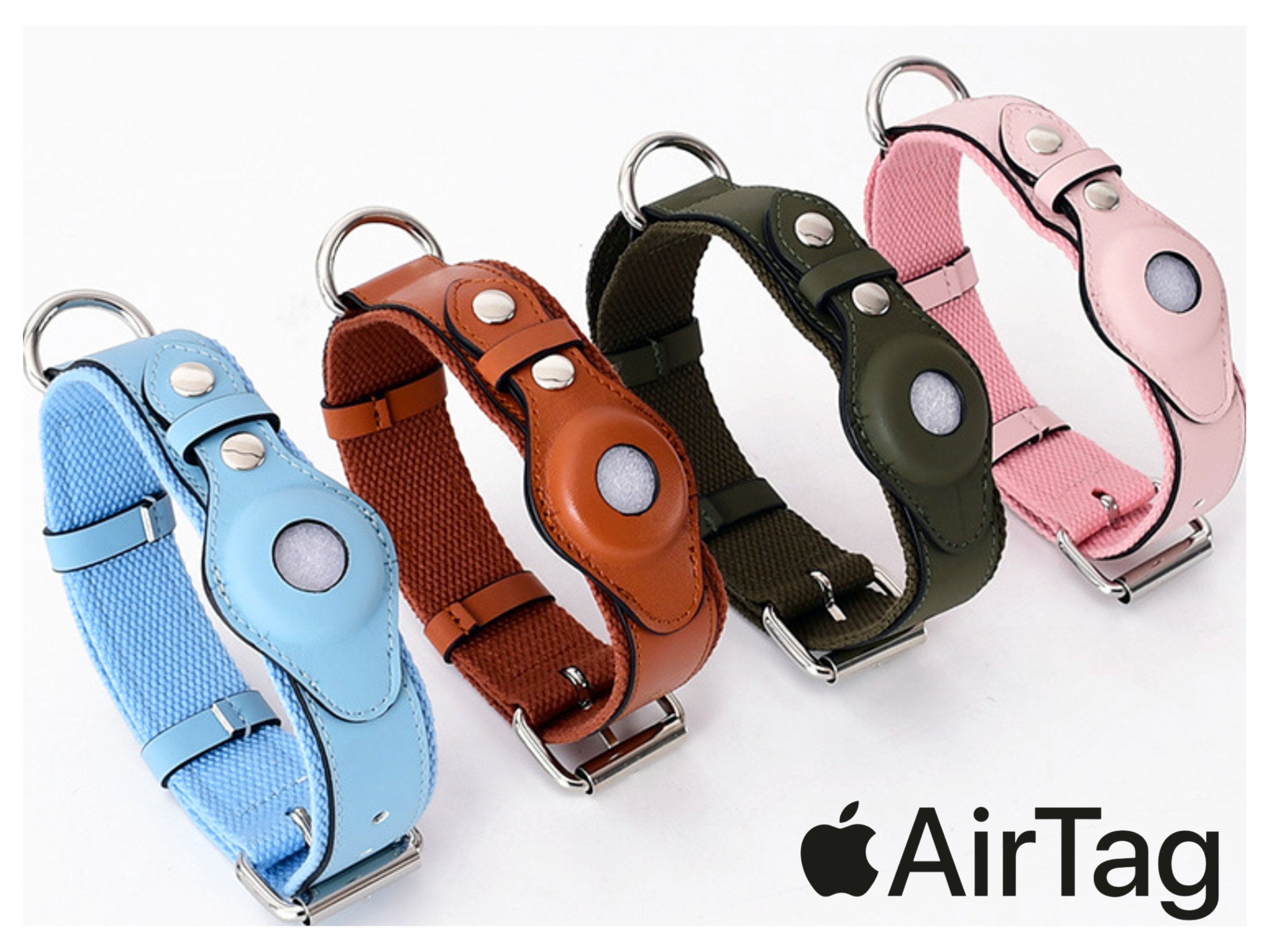 Lot de 4 étuis Airtag Apple en silicone de qualité supérieure, porte-clés  Airtag, housse de protection anti-rayures, accessoires Airtag anti-chute,  coque de protection pour Apple Airtag (2 noir et bleu marine et