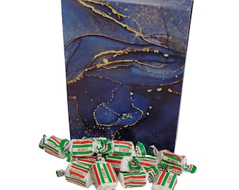 350g Rectangular Patterned Box of Spearmint Chews