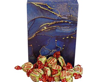 350g Rectangular Patterned Box of Walkers Nutty Brazil Toffee