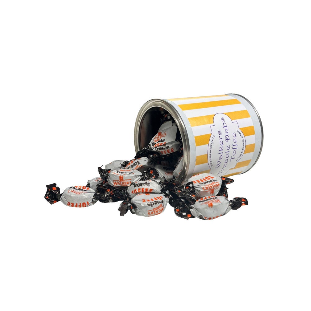 250g Paint Pot Tin Of Walkers Individually Wrapped Mint Toffees, Can Be Personalised - View #7
