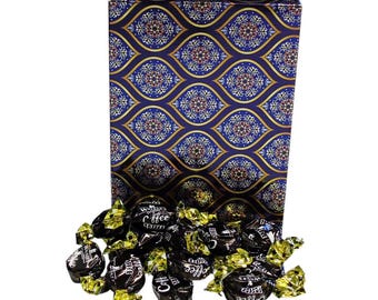 350g Rectangular Patterned Box of Walkers Coffee Toffee Sweets