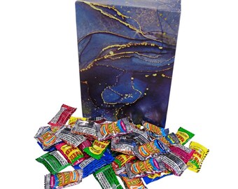 350g Rectangular Patterned Box of Toxic Waste and Nuclear Waste Super Sour Sweet Mix