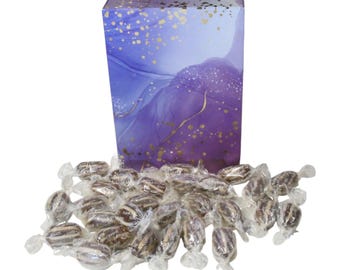 350g Rectangular Patterned Box of Sugar Free Mint Humbugs