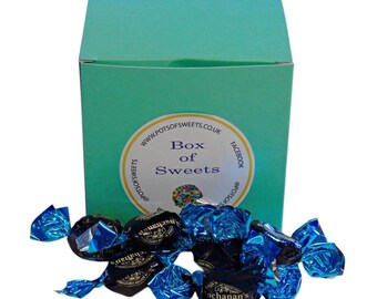 300g Square Coloured Box of Buchanans Butter Toffee