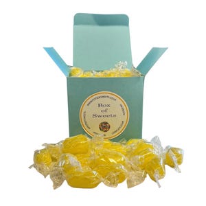 Sherbert Lemon Sweets Sugar Free 200g Bag Resealable Pouch Hard - View #3
