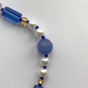 Collier Shéhérazade, fait à la main , bijoux fantaisie, collier en perles, perle Agate image 6