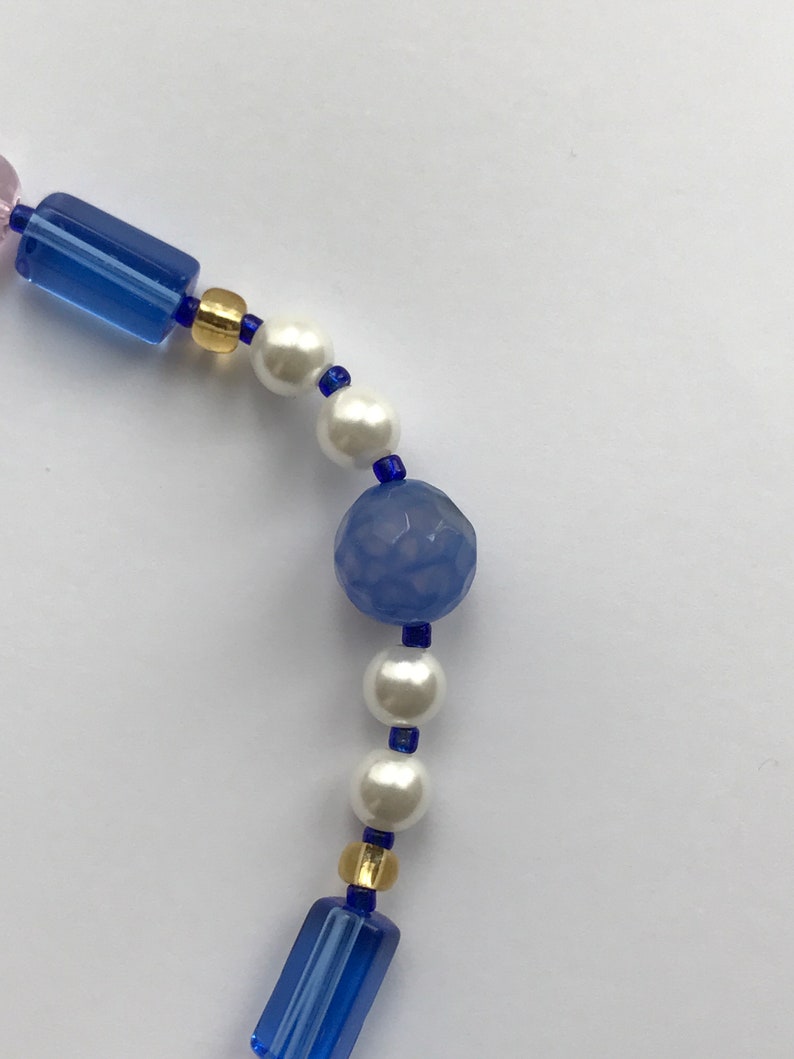 Collier Shéhérazade, fait à la main , bijoux fantaisie, collier en perles, perle Agate image 6